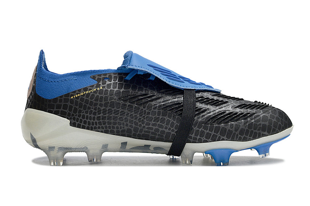 Adidas Feminina Predator Elite Tongue FG - Preto Azul