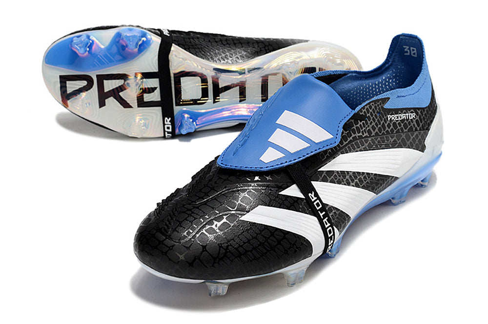 Adidas Predator Elite Tongue FG - Preto Azul