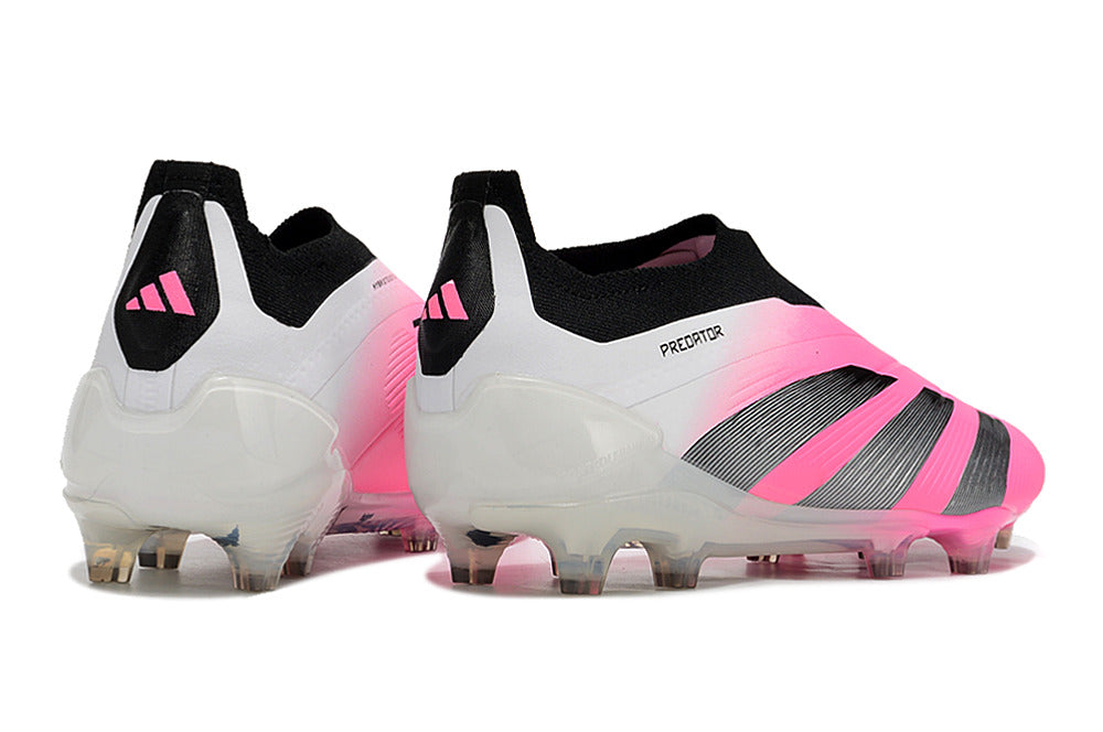 Adidas Predator Elite + FG - Branco Rosa