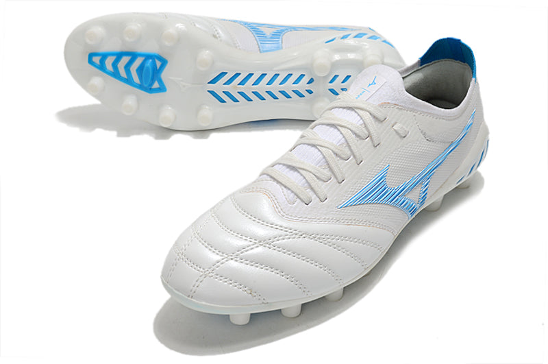 Mizuno Morelia Neo III FG Branco Azul