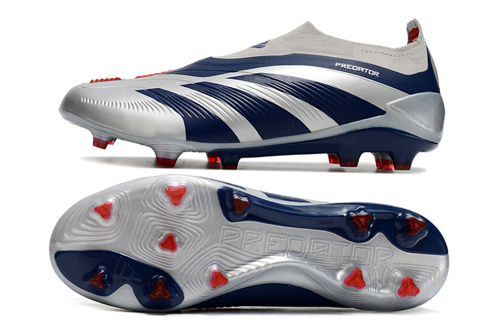 Adidas Feminina Predator Elite + FG - Prata