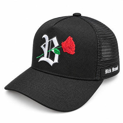 Quepis Snapback - Trucker Edition Roses Black