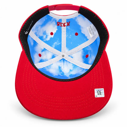 Quepis Snapback - All Red New Wings Icon