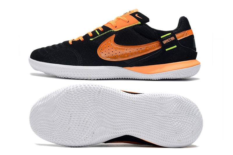 Nike Street Gato Futsal - Preto Laranja