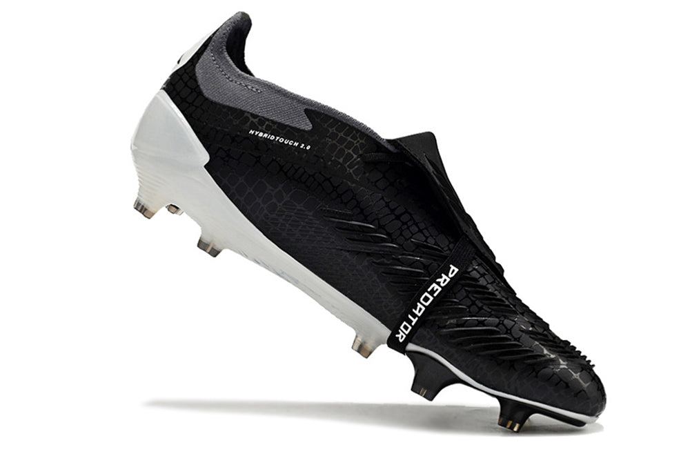 Adidas Predator Elite Tongue FG - Preto Branco