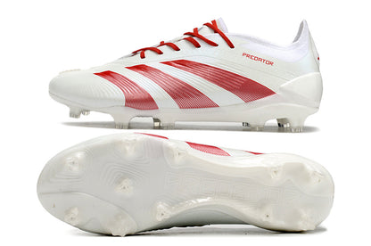 Adidas Predator Elite FG - Branco Vermelho