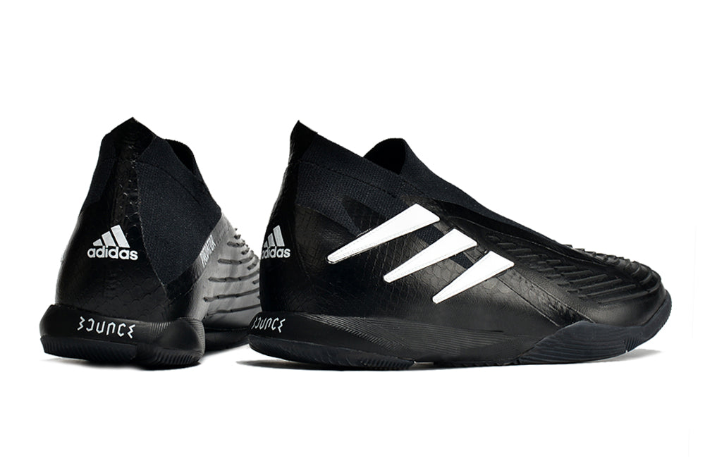 Adidas Predator Edge + Futsal - Preto Branco