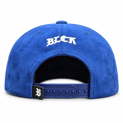 Quepis Snapback - suede Navy Azul /Creme