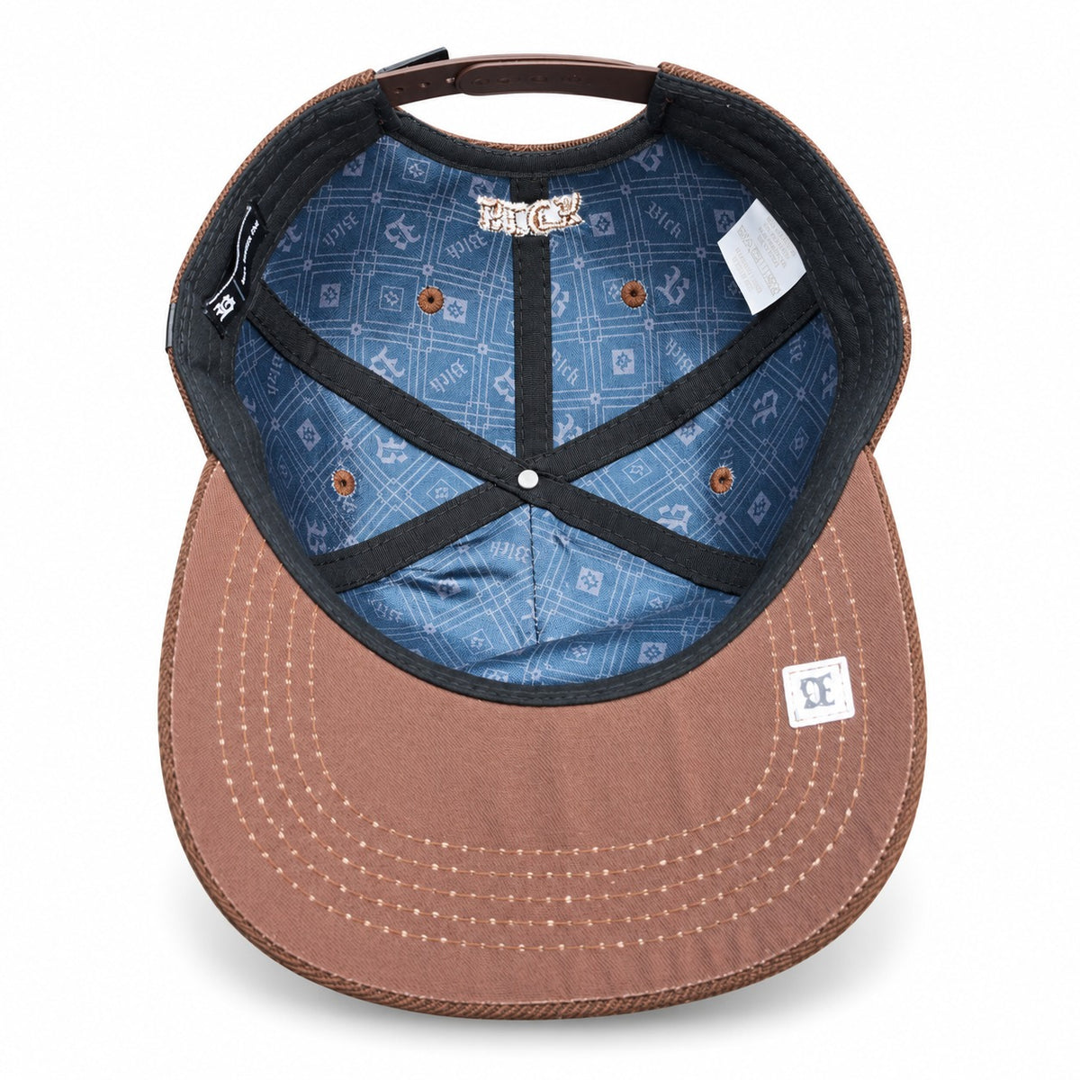 Quepis Snapback - marrón café