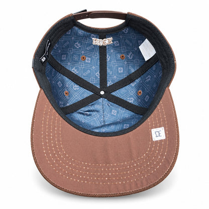 Quepis Snapback - marrón café