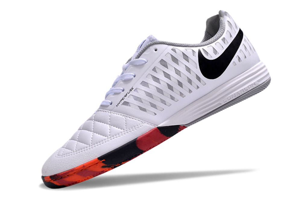 Nike Feminina Lunar Gato II Futsal - Branco/vermelho