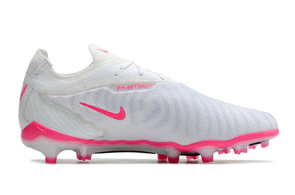 Nike Feminina Phantom GX Elite FG - Branco Rosa