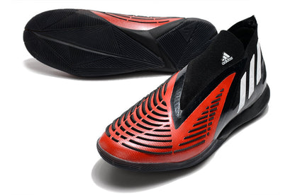 Adidas Predator Edge + Futsal - Preto/Vermelho