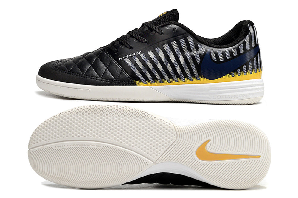 Nike Feminina Lunar Gato II Futsal - Preto Laranja