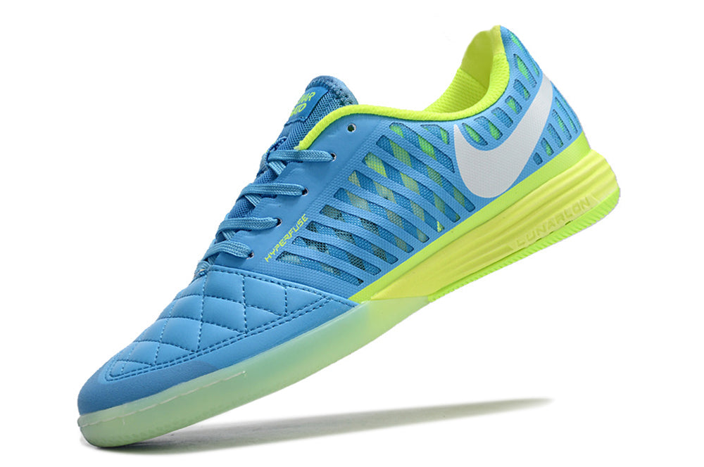 Nike Feminina Lunar Gato II Futsal - Azul/verde