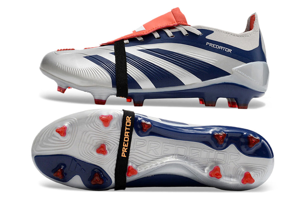 Adidas Feminina Predator Elite Tongue FG - Prata