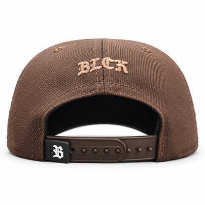 Quepis Snapback - marrón café