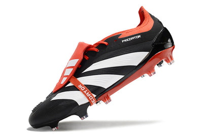 Adidas Predator Elite Tongue FG - Preto Vermelho