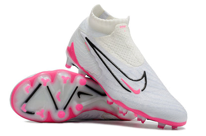 Nike Feminina Phantom GX Elite DF FG - Branco Rosa