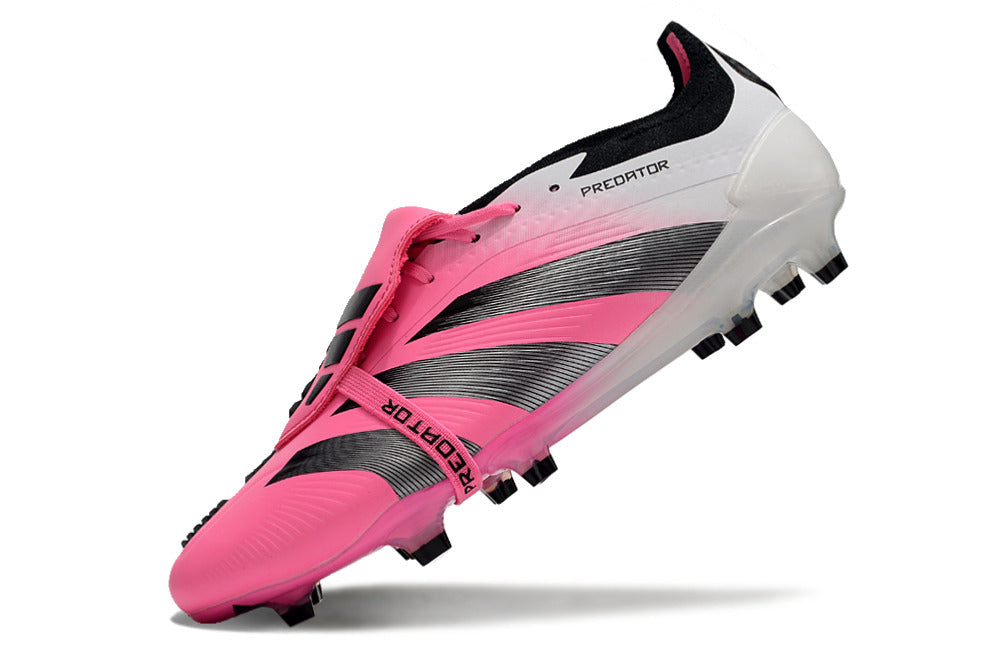 Adidas Predator Elite Tongue FG - Branco Rosa