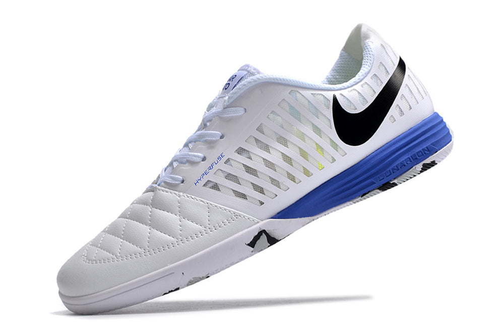 Nike Feminina Lunar Gato II Futsal - Branco Azul