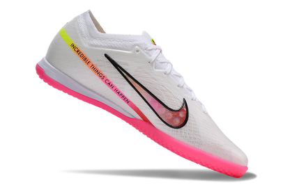 Nike Mercurial Air Zoom Vapor 15 Elite Futsal - Branco Rosa