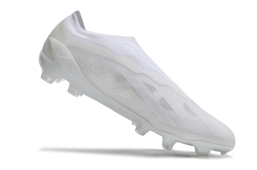 Adidas X Crazyfast .1 Laceless FG - Branco