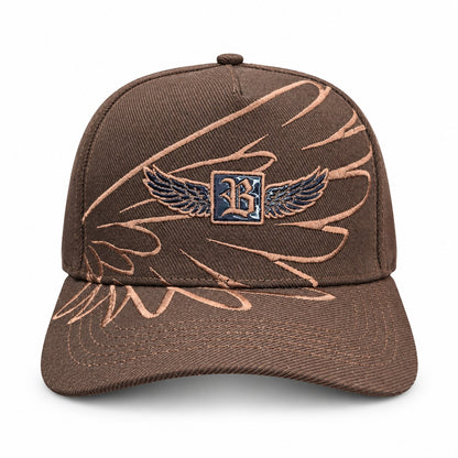 Quepis Snapback - marrón café