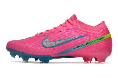 Nike Feminina Air Zoom Mercurial Vapor 15 FG Elite - Rosa Azul