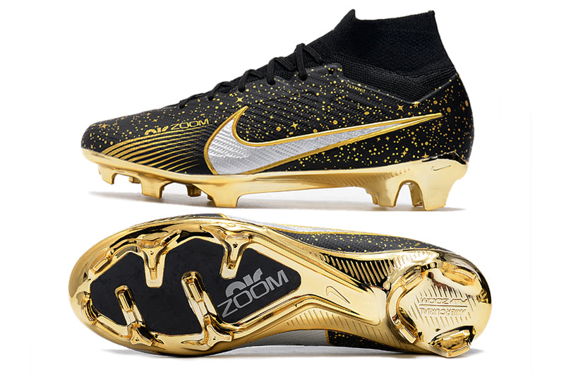 Nike Air Zoom Superfly 9 FG Elite - Preto Dourado