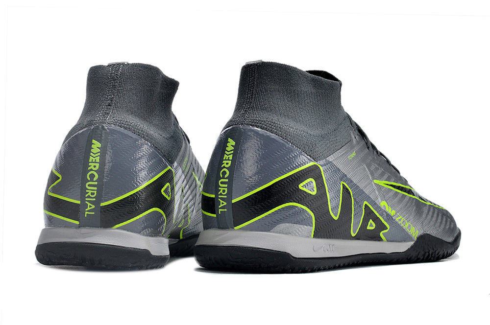 Nike Air Zoom Mercurial Superfly 9 Elite Futsal - Cinza