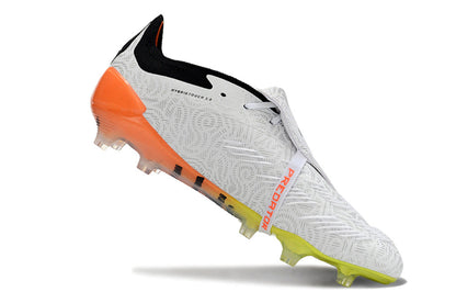 Adidas Predator Elite Tongue FG - Branco Laranja Amarelo