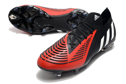 Adidas Predator Edge.1 Low FG - Preto Vermelho