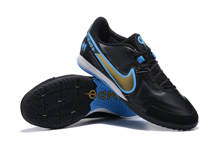 Nike Tiempo Legend 9 Academy Futsal Preto Dourado