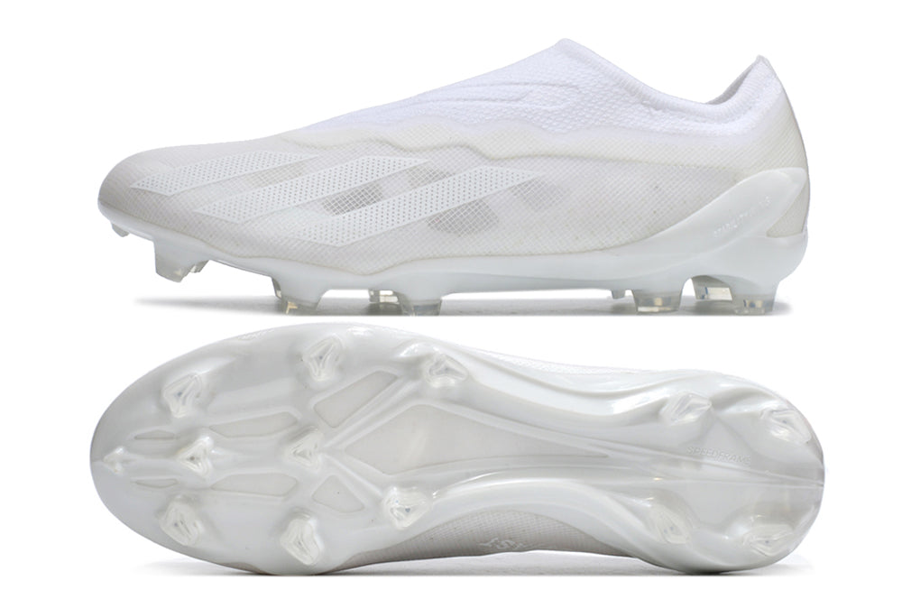 Adidas X Crazyfast .1 Laceless FG - Branco