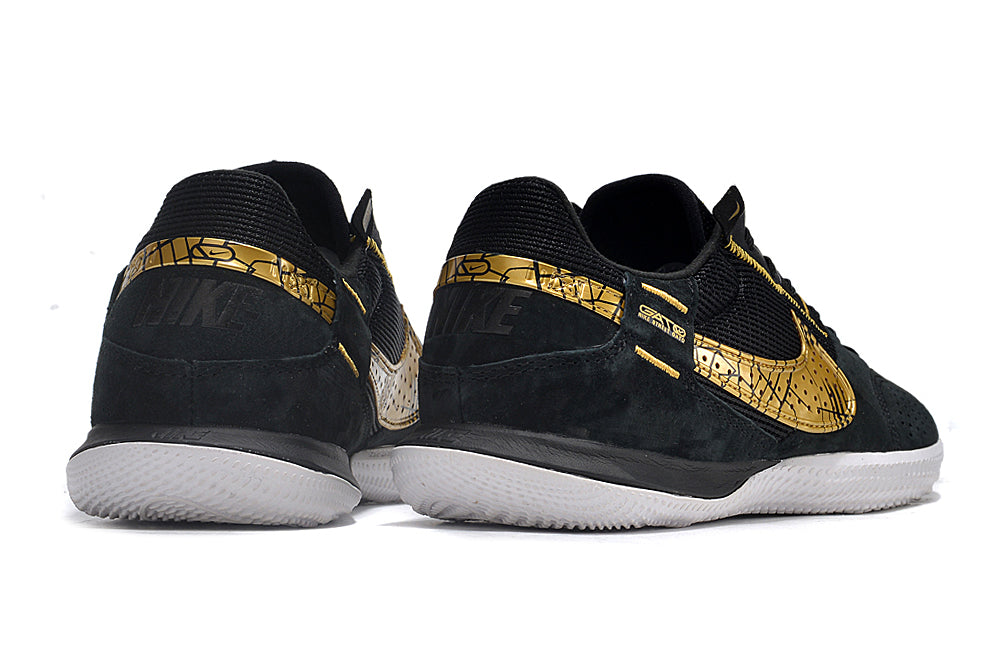 Nike Street Gato Futsal - Preto Dourado