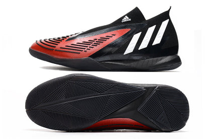 Adidas Predator Edge + Futsal - Preto/Vermelho