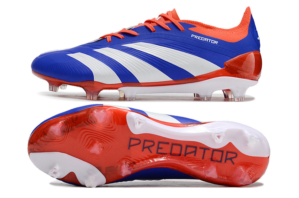 Adidas Predator Elite FG - Azul Vermelho