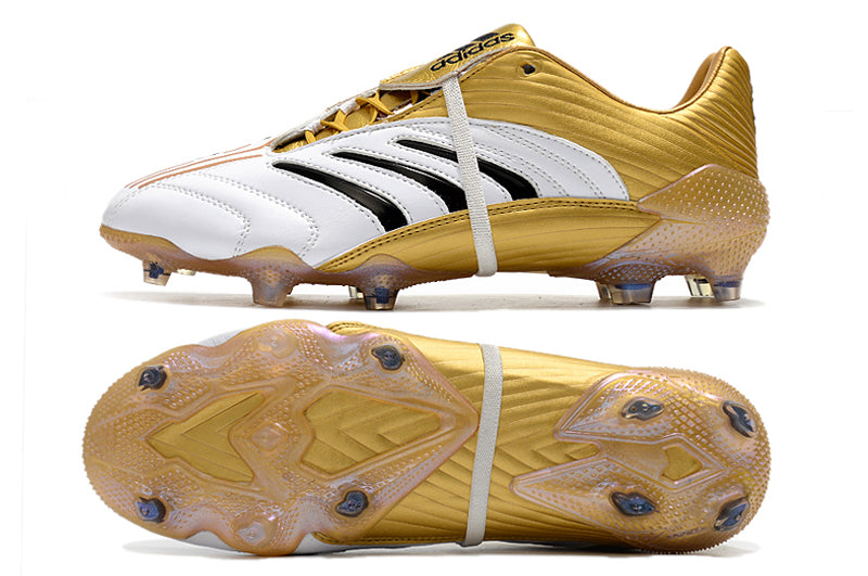 Adidas Predator Mania Absolute FG Branco Dourado