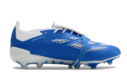 Adidas Feminina Predator Elite Tongue FG - Azul Branco