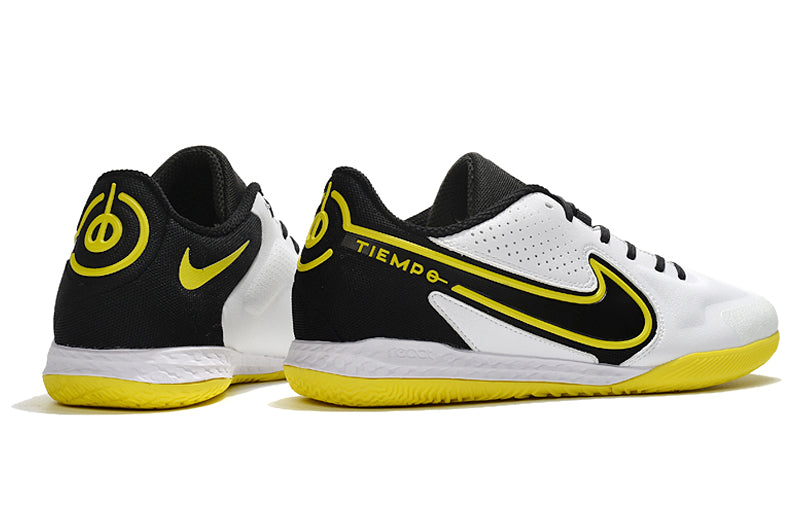 Nike Tiempo Legend 9 Pro Futsal Preto Branco Amarelo