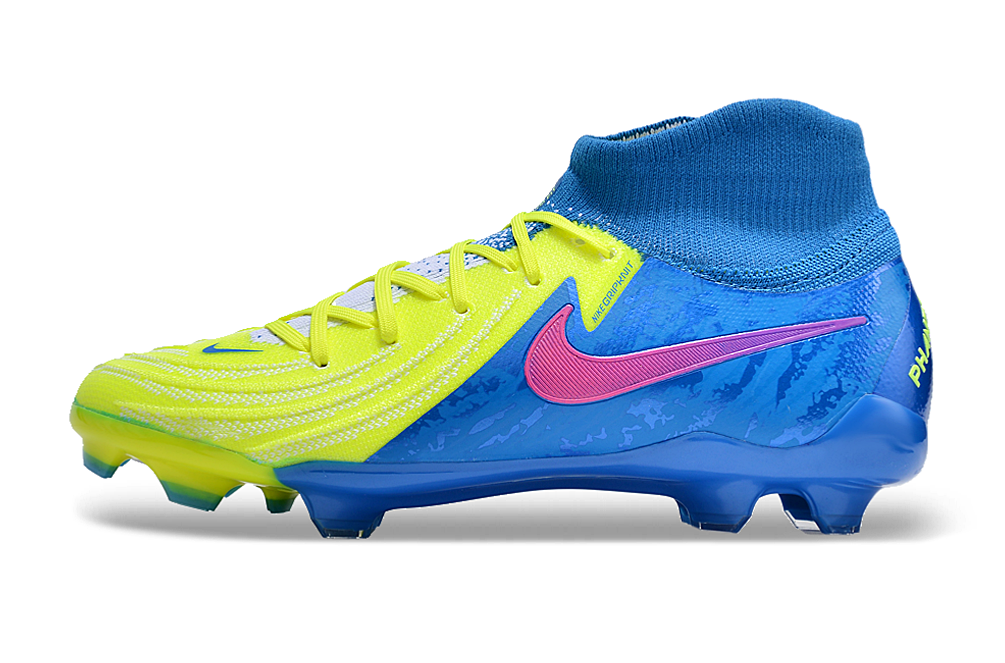 Nike Feminina Phantom Luna II Elite FG - Amarelo Azul