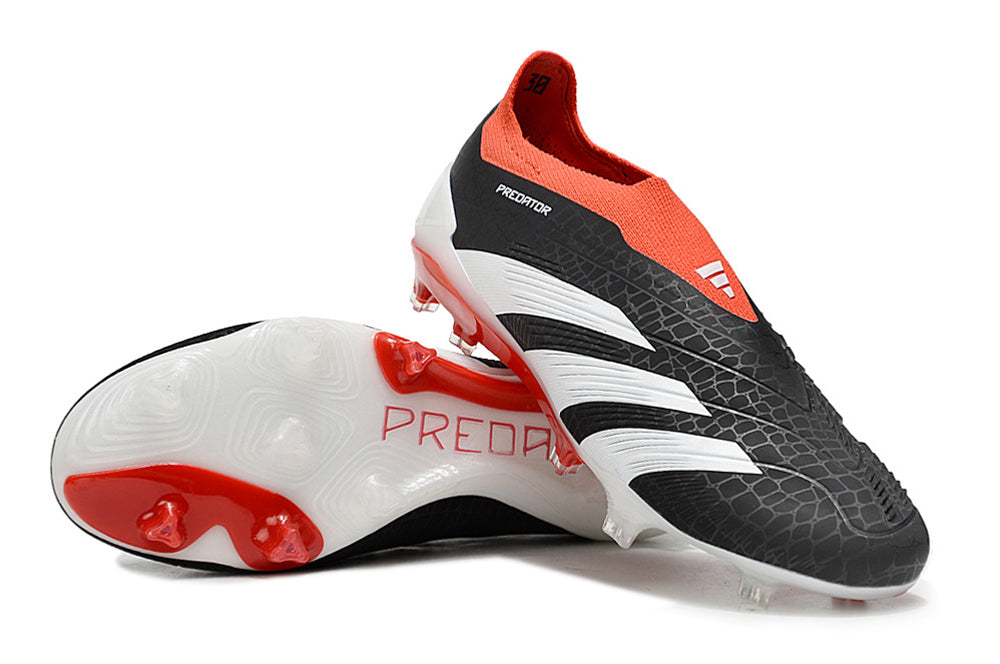 Adidas Predator Elite + FG -Preto Vermelho