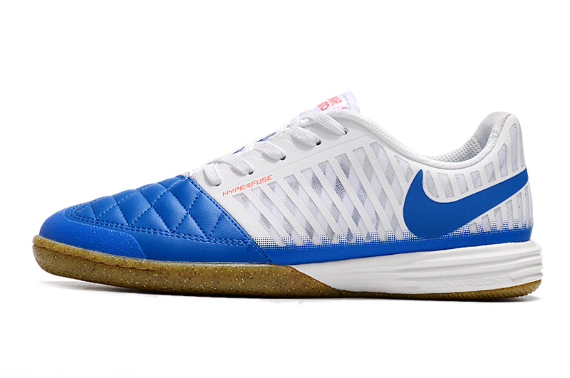 Nike Lunar Gato II Futsal  - Branco Azul