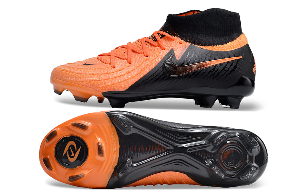 Nike Feminina Phantom Luna II Elite FG - Laranja Preto