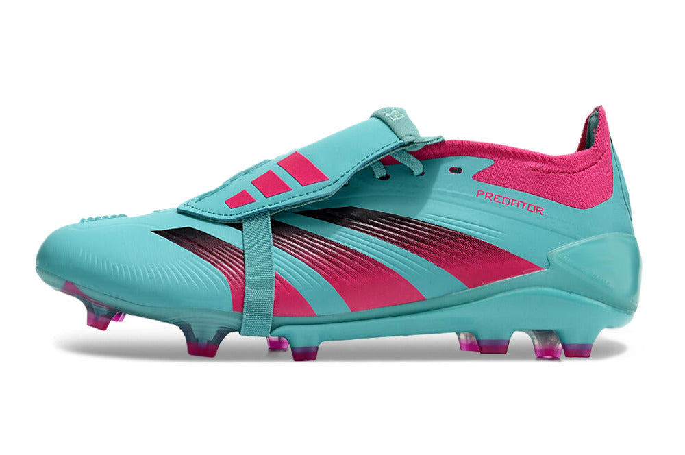 Adidas Feminina Predator Elite Tongue FG - Azul Rosa