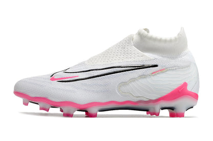 Nike Feminina Phantom GX Elite DF FG - Branco Rosa