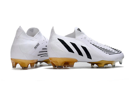 Adidas Predator Edge.1 Low FG - Branco Dourado