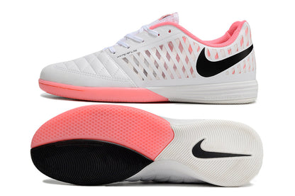 Nike Feminina Lunar Gato II Futsal - Branco/Rosa