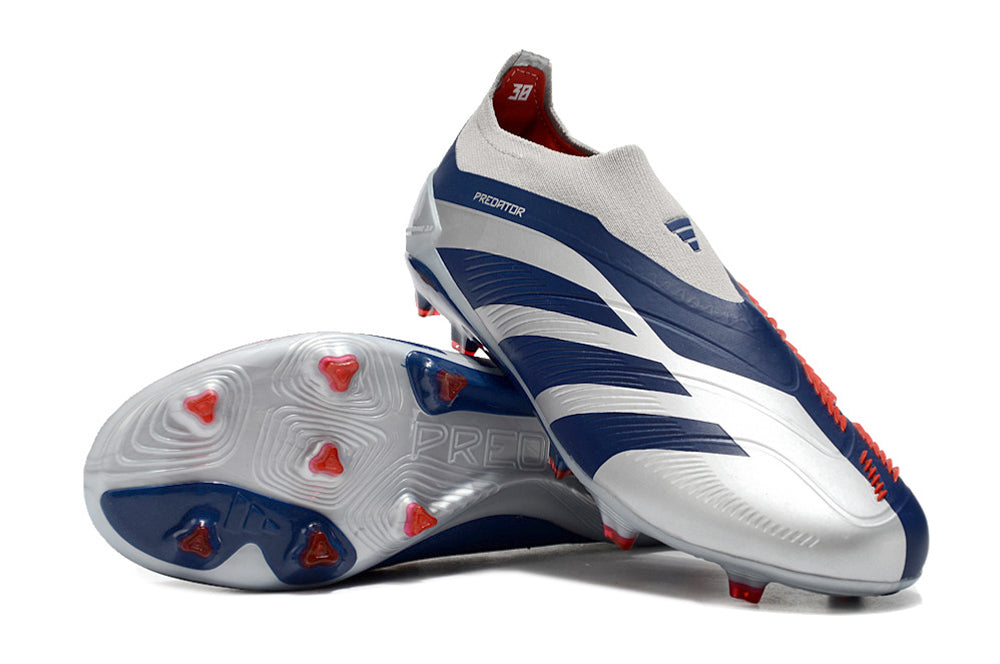 Adidas Feminina Predator Elite + FG - Prata